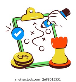 Un icono de diseño único de estratagema