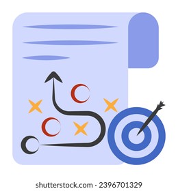 A unique design icon of tactical target 


