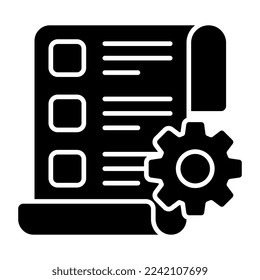 Ein einzigartiges Design-Symbol für das Aufgabenmanagement 