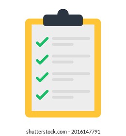 A unique design icon of todo list