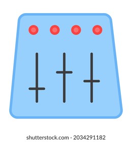 A unique design icon of volume equalizer