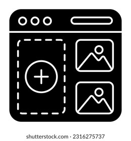 Icono de diseño único del entorno web