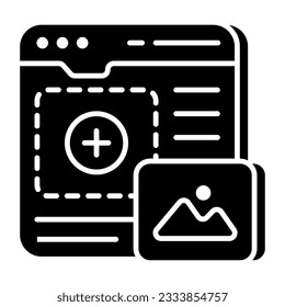 Icono de diseño único del entorno web