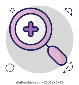 Ein einzigartiges Design-Symbol zum Vergrößern