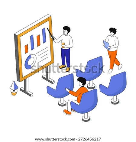 A unique design illustration of graphical representation 