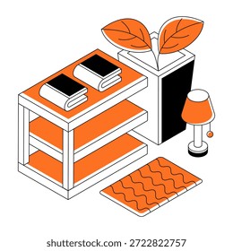 Una ilustración de diseño único del área de estudio