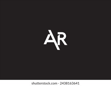 unique design logo or monogram or AR letter initials