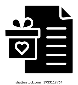 A unique design vector shopping list icon