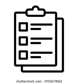 A Unique Design Vector Todo List Icon