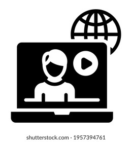 Un vector de diseño único de videollamadas