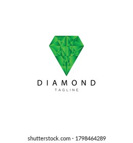 It is an unique Diamond logo with green effect that makes it so nice and attractive. It has glittering diamond like effect. It is a creative logo for better use for your business & identity.