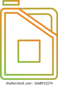 Einzigartiges Symbol für die Vektorillustration von Dieselfahrzeugen