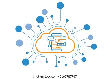 Unique digital fingerprints icon vector design