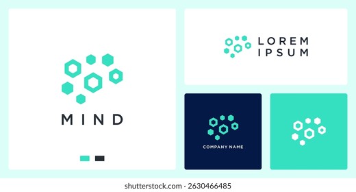 Unique digital mind logo idea
