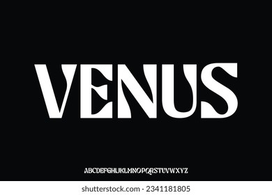 Unique Display font vector design suitable for poster, headline, album cover , logo and many more