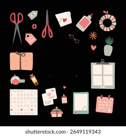 Unique DIY Friendship Craft Kit Vector Collection for Crafters