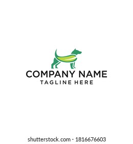 UNIQUE DOG LOGO ICON VECTOR SYMBOL