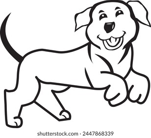 Unique dog vector design .This is vector design.