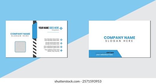 Unique Double-sided Modern Professional Business Card Template