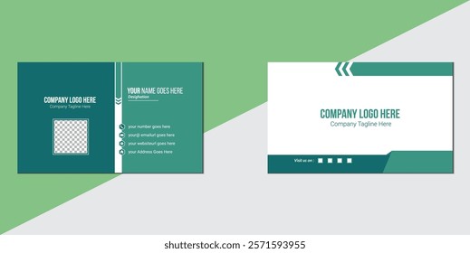 Unique Double-sided Modern Professional Business Card Template