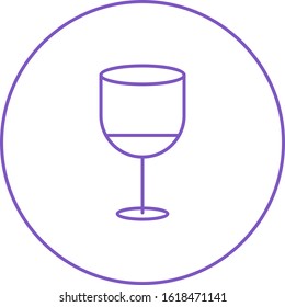 Unique Drink II Vector Line Icon