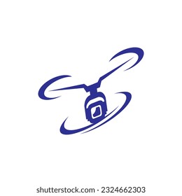 Unique drone logo Modern and minimalist vector and abstract logo.EPS 10
