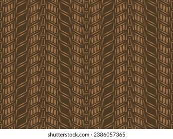 Unique dynamic brown textured abstract background design with dark colors. EPS10 vector.