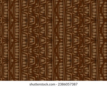 Unique dynamic brown textured abstract background design with dark colors. EPS10 vector.