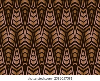 Unique dynamic brown textured abstract background design with dark colors. EPS10 vector.