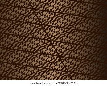 Unique dynamic brown textured abstract background design with dark colors. EPS10 vector.