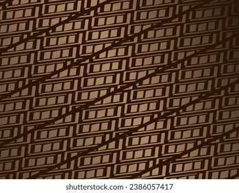 Unique dynamic brown textured abstract background design with dark colors. EPS10 vector.