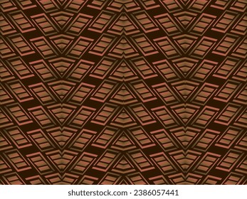 Unique dynamic brown textured abstract background design with dark colors. EPS10 vector.