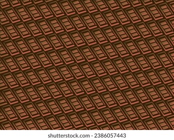 Diseño único de fondo abstracto de textura marrón dinámico con colores oscuros. Vector EPS10.