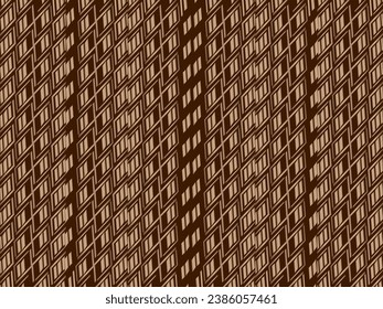 Unique dynamic brown textured abstract background design with dark colors. EPS10 vector.