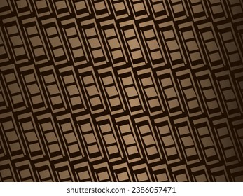 Unique dynamic brown textured abstract background design with dark colors. EPS10 vector.