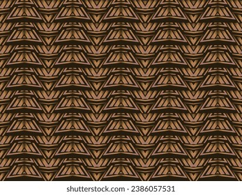 Unique dynamic brown textured abstract background design with dark colors. EPS10 vector.