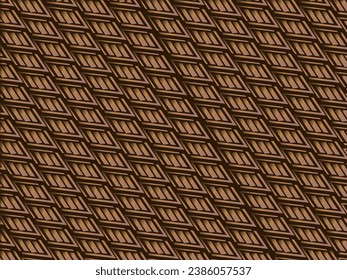 Einzigartiges, dynamisch-braunes, strukturiertes abstraktes Hintergrunddesign mit dunklen Farben. EPS10-Vektor.