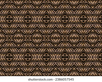 Unique dynamic brown textured abstract background design with dark colors. EPS10 vector.