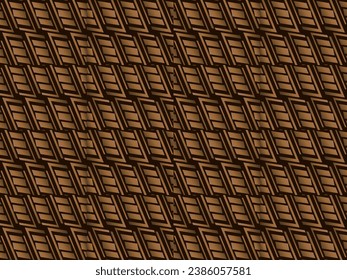 Unique dynamic brown textured abstract background design with dark colors. EPS10 vector.