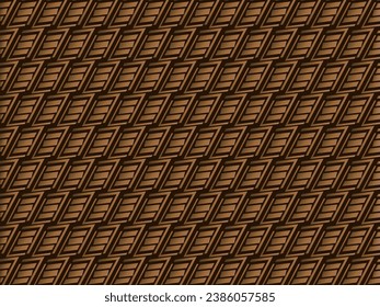 Einzigartiges, dynamisch-braunes, strukturiertes abstraktes Hintergrunddesign mit dunklen Farben. EPS10-Vektor.