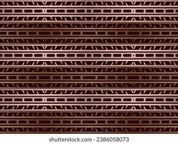 Unique dynamic brown textured abstract background design with dark colors. EPS10 vector.