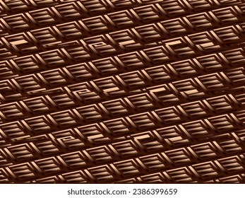 Einzigartiges, dynamisch-braunes, strukturiertes abstraktes Hintergrunddesign mit dunklen Farben. EPS10-Vektor.