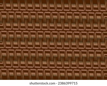 Unique dynamic brown textured abstract background design with dark colors. EPS10 vector.