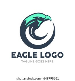 Unique Eagle Logo Template