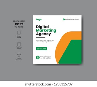 Unique editable abstract Social Media banner Template. 