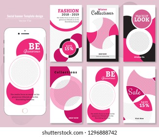 Unique Editable modern Social Media banner set Template.Anyone can use This Design Easily.Promotional square web banner for social media. Elegant sale and discount promo - Vector.