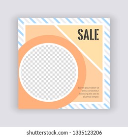 Unique Editable modern Social Media banner Template. Anyone can use This Design Easily. Promotional web banner for social media. Elegant sale and discount promo - Vector.