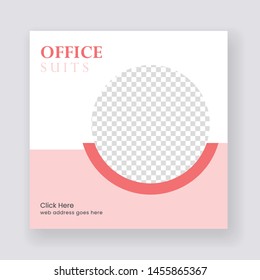 Unique Editable modern Social Media banner Template. Anyone can use This Design Easily. Promotion web banner for social media. Elegant sale and discount promo - Vector.