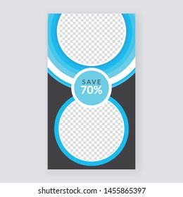 Unique Editable modern Social Media banner Template. Anyone can use This Design Easily. Promotion web banner for social media. Elegant sale and discount promo - Vector.