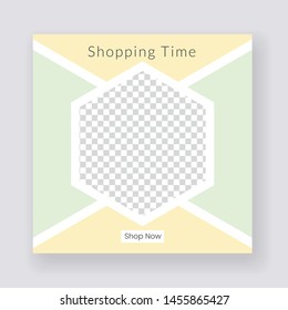 Unique Editable modern Social Media banner Template. Anyone can use This Design Easily. Promotion web banner for social media. Elegant sale and discount promo - Vector.